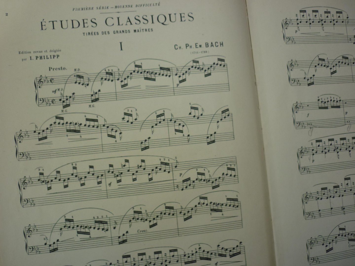 Div. Componisten   ///   Franz Philipp (1890–1972) - From Bach's Epoch; 15 master-pieces   //   Etudes Classiques, Tirées des Grands Maitres