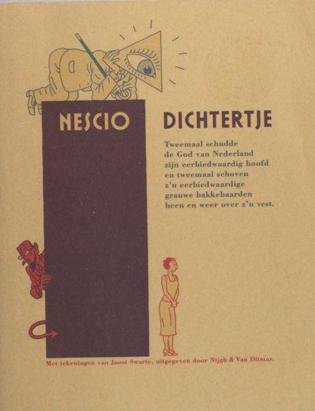 Nescio. - Dichtertje.