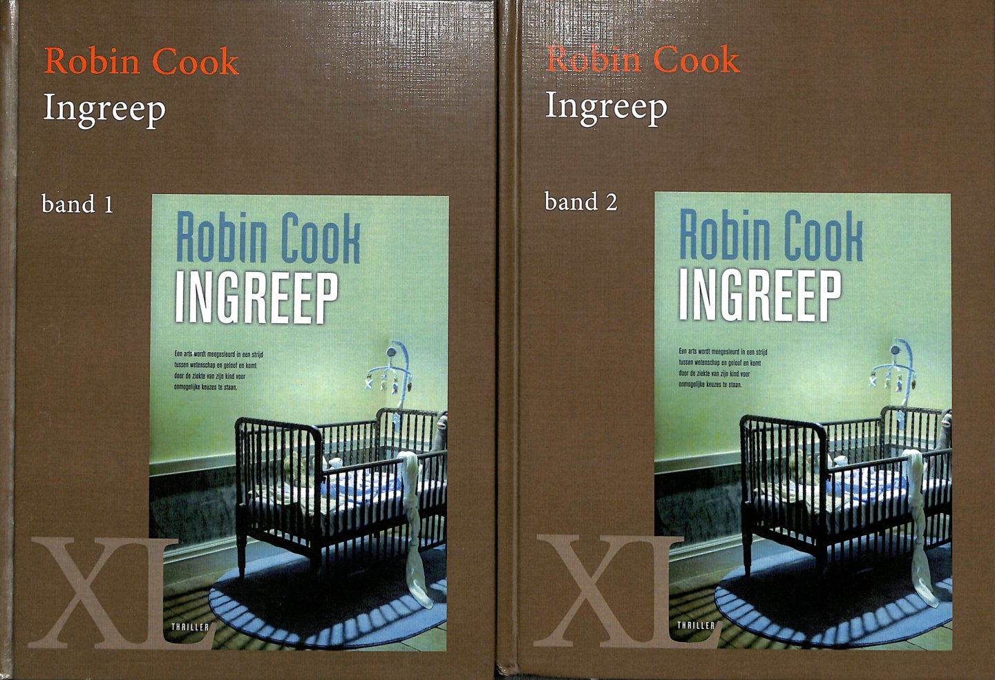 Cook, Robin - Ingreep - grote letter uitgave 2 delen.