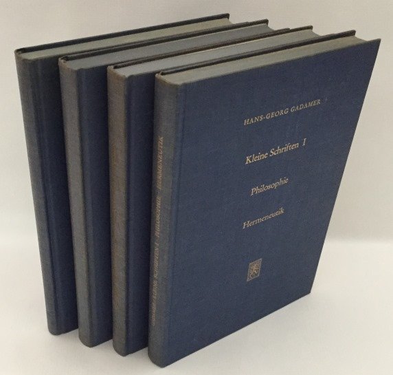 Gadamer, Hans-Georg, - Kleine Schriften. [4 vols.]