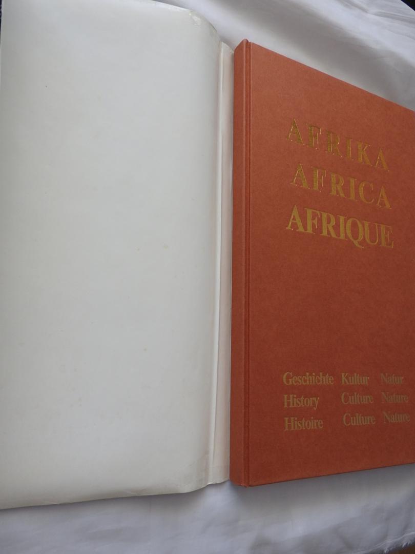 Alfred (Hrsg.) Lau / Joos, Louis C.D. red. - Afrika, Geschichte, Kultur, Natur. Africa, history, culture, nature. Afrique, histoire, culture, nature.