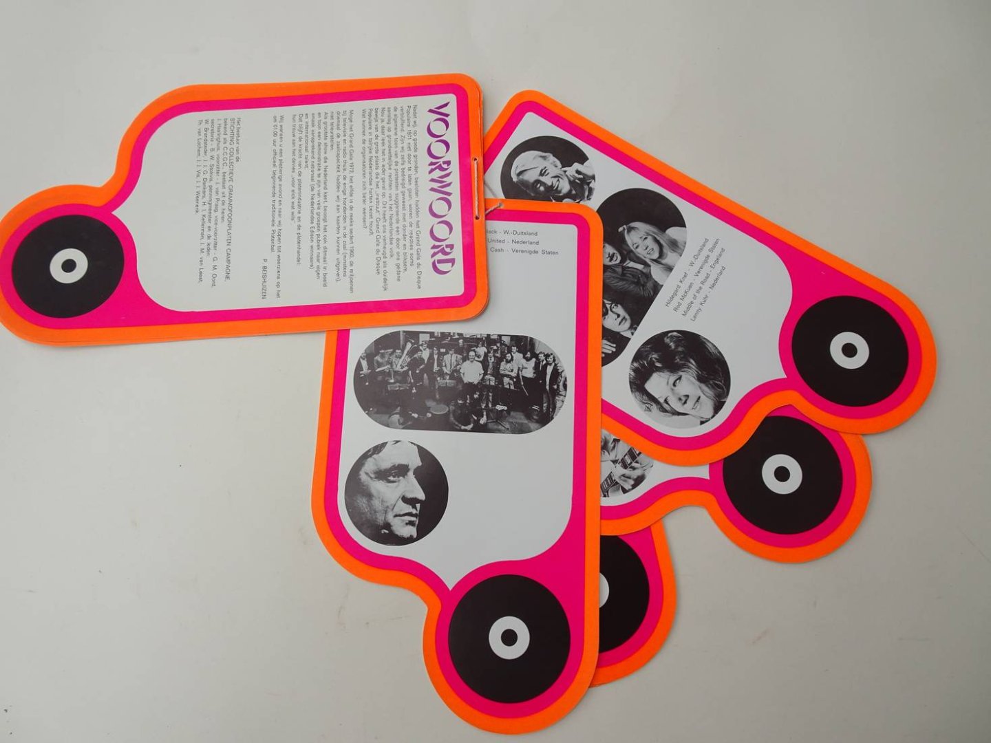 Beishuizen, P. (sam.). - Programmawaaier Grand Gala du Disque, 1972.