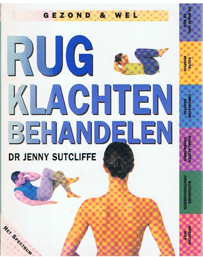 Sutcliffe, Jenny - Rugklachten behandelen Sutcliffe, Jenny - Rugklachten behandelen