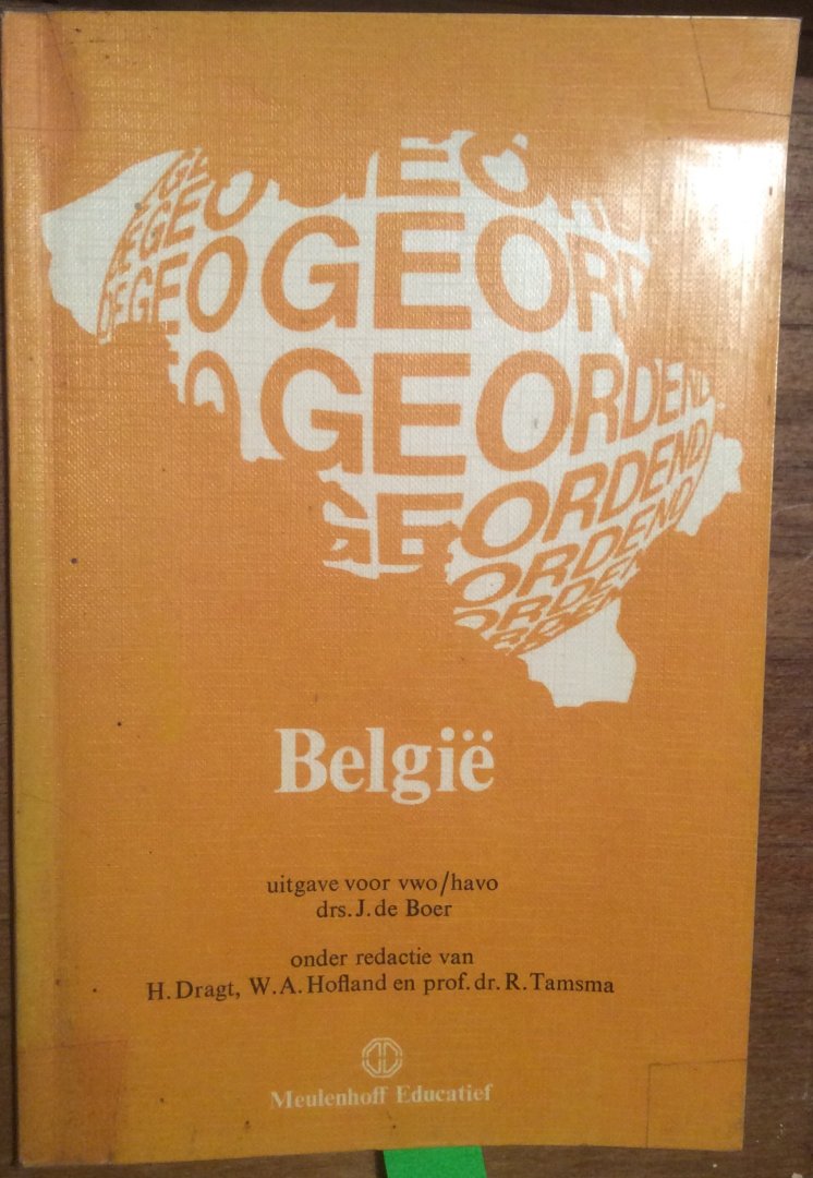 Boer, j de - Belgie vwo havo ed. / druk 1