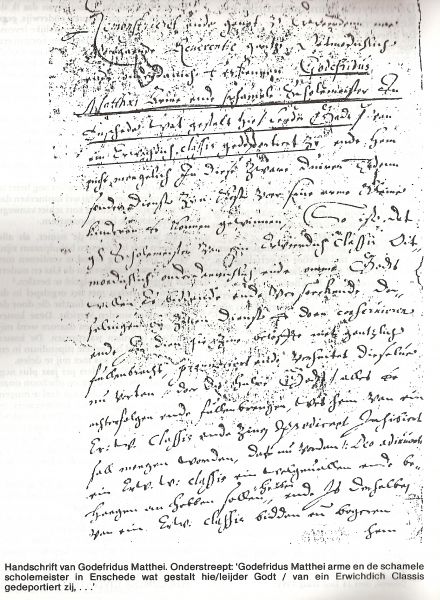 Dalenoort, H. - De schamele schoolmeester van Enschede (1619-1633)