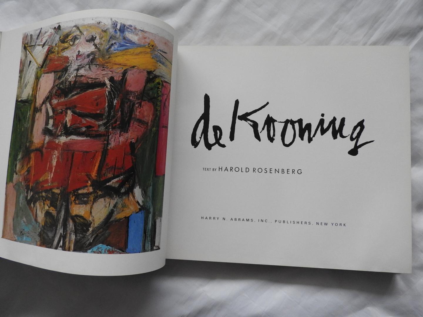 Rosenberg, Harold - Willem de Kooning / de Kooning as Melodrama ( article from the New Yorker )