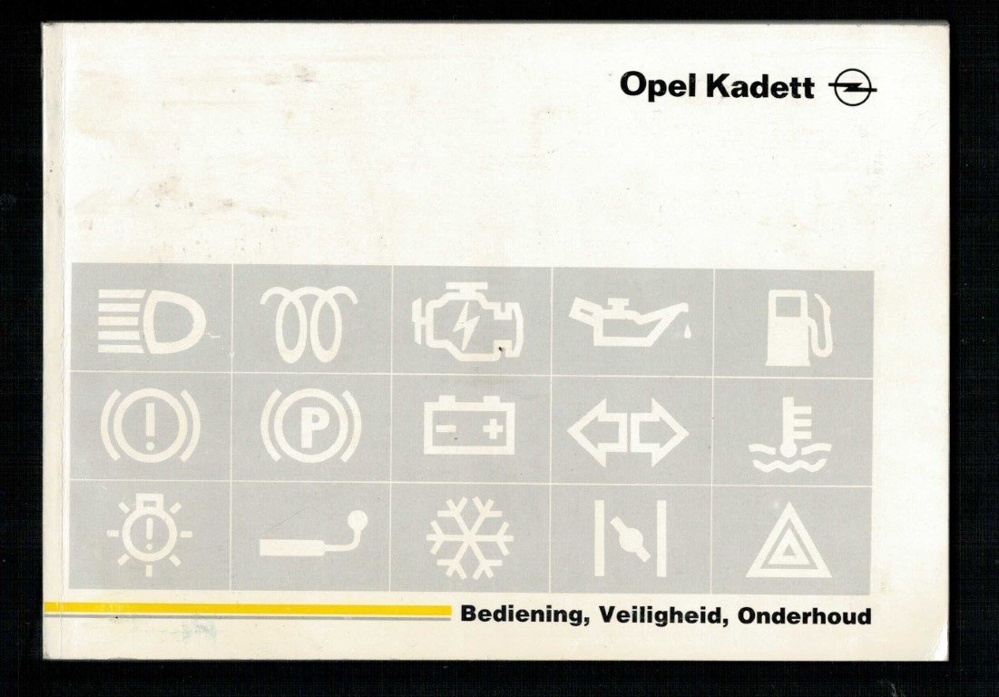 Diverse auteurs - Instructieboekje Opel Kadett bediening, veiligheid, onderhoud