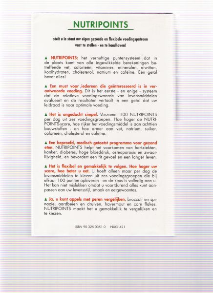 vatabedian, roy e. & matthews, kathy - nutripoints het puntensysteem voor optimale voeding de doorbrak naar een nieuwe eetcultuur