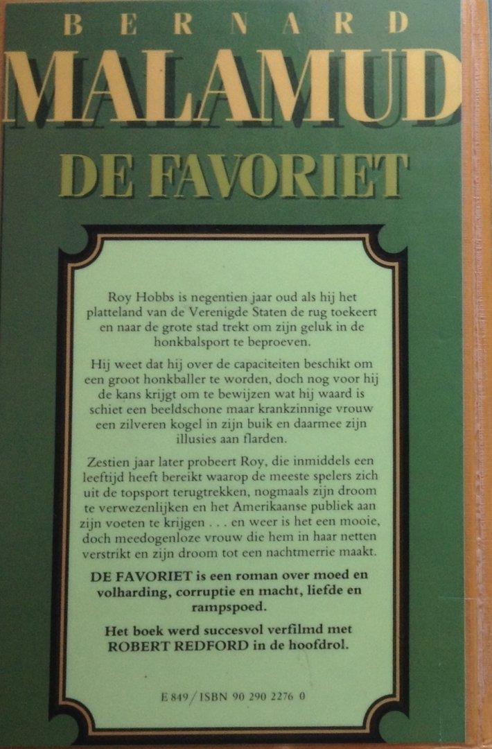 Malamud, Bernard - De favoriet