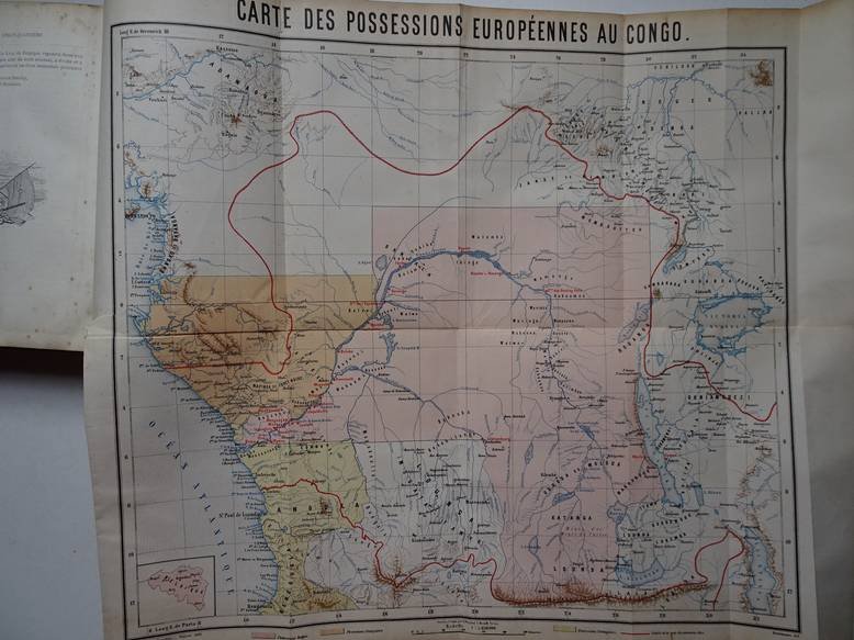 Martrin-Donos, Ch. de. - Les Belges dans l'Afrique Centrale; voyages, aventures et découvertes d'après les documents et journaux des explorateurs; Le Congo et ses affluents. Tome second.