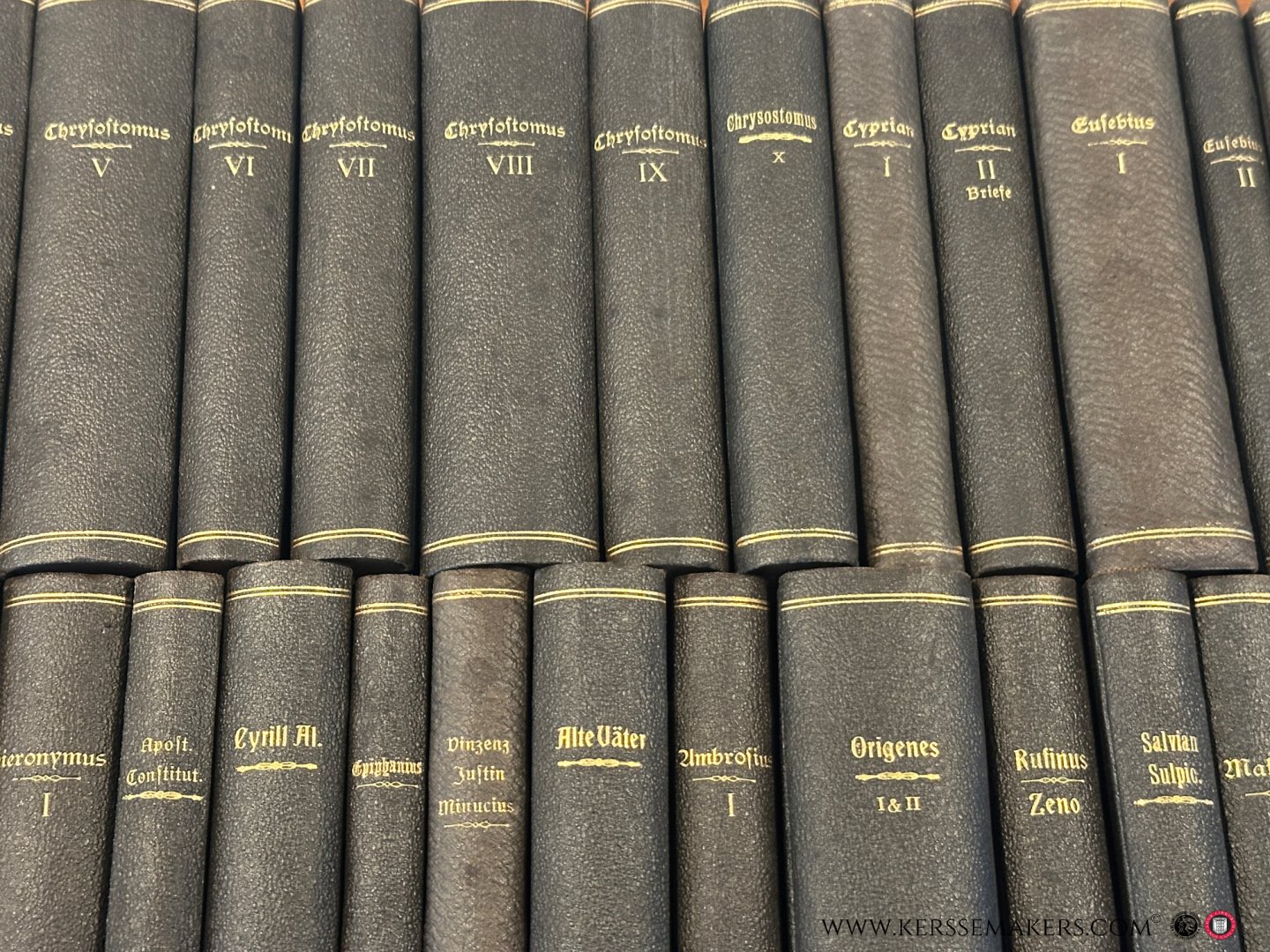 Gallhofer, Valentin / Widén, M. M. / Reichmann, J. / Möhler, J. (Hrsg.). - Bibliothek der Kirchenväter. Auswahl der vorzüglichsten patristischen Werke in deutscher Übersetzung. [63 volumes of the series].