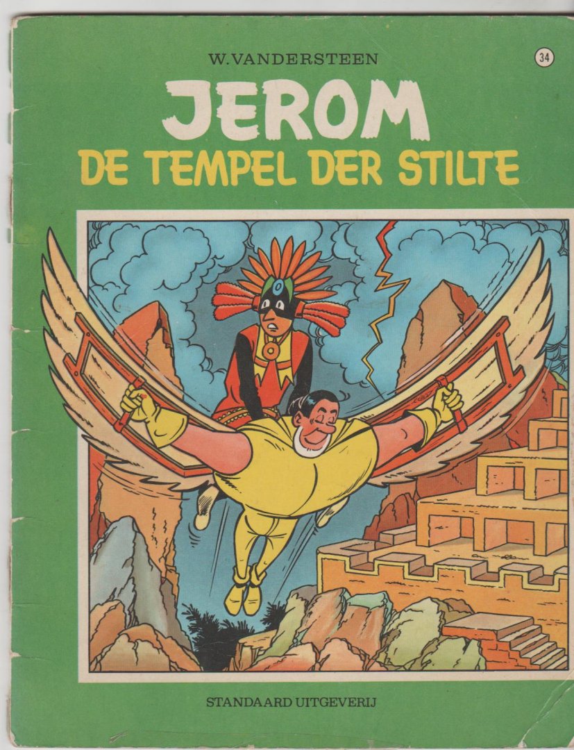 Vandersteen,Willy - Jerom deel 34 de tempel der stilte eerste druk