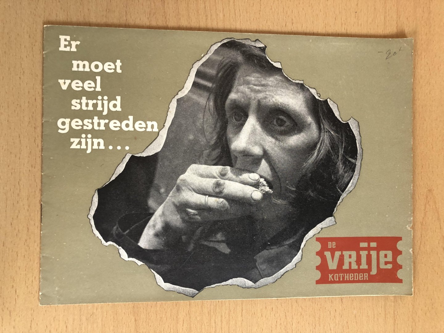 Froe, Dr. A. de. - Er Moet Veel Strijd Gestreden Zijn...