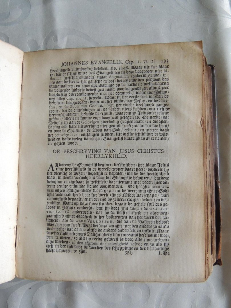 Lampe Fredrik Adolph - Vertaalt door Dirk Smout - Uitlegging van het Evangelie van den H. Johannes, Waar in de woorden en spreekwyzen verklaart, de waarheden, die er in opgesloten leggen,in het licht gestelt, en de order en het doelwit van den Evangelist aangewezen worden