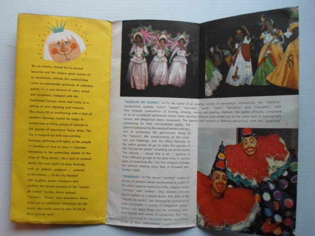  - Folder Carnival in Rio, Brasil