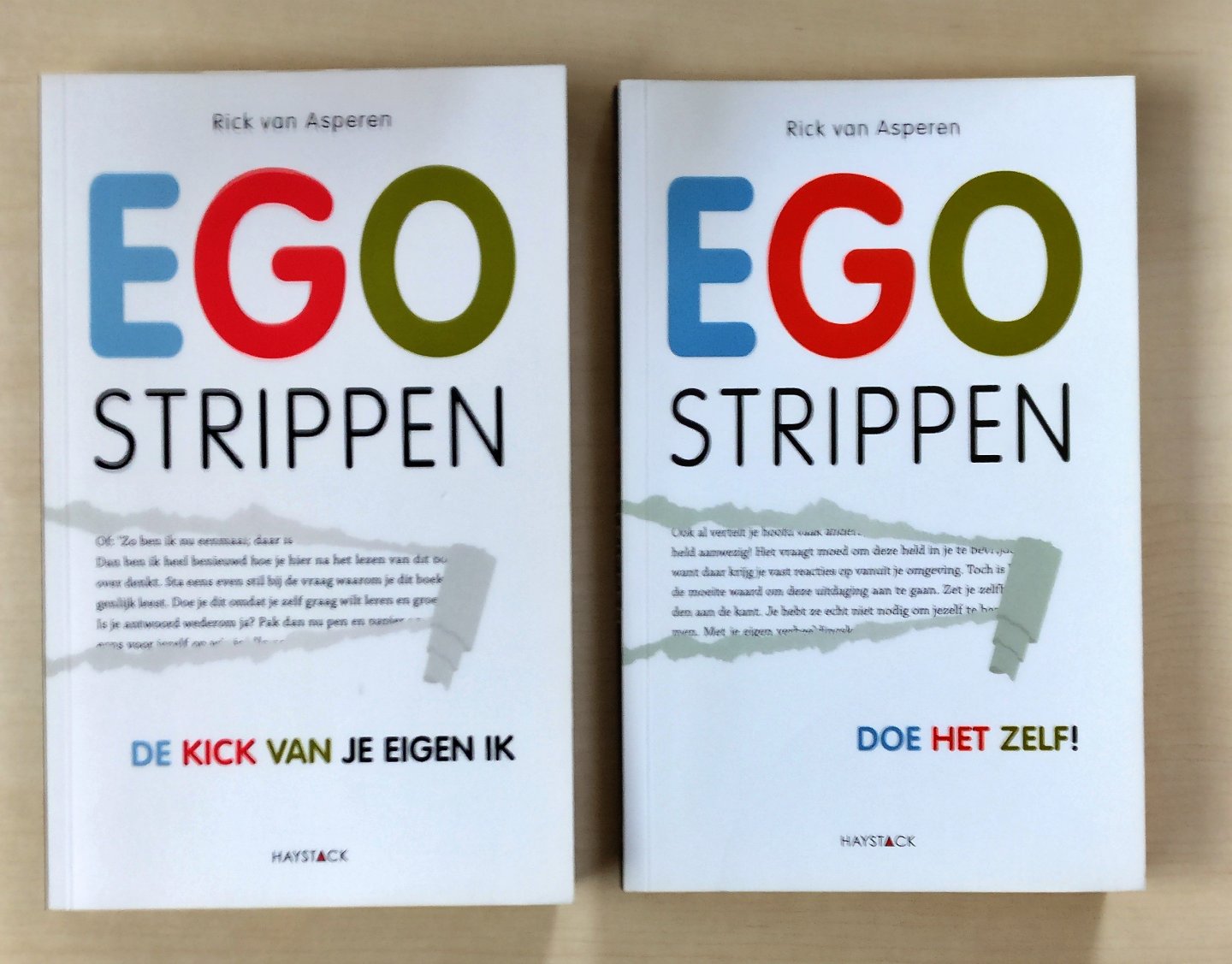 Rick van Asperen - Ego Strippen - De kick van je eigen ik - Doe het zelf! (twee boeken)