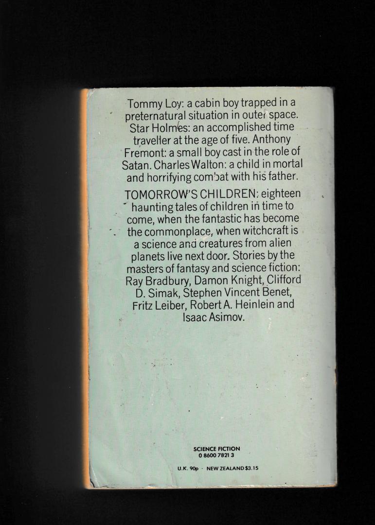 Asimov, Isaac  Philip Dick  Heinlein  Bradbury a.o - Tomorrow's Children   Ed Isaac Asimov
