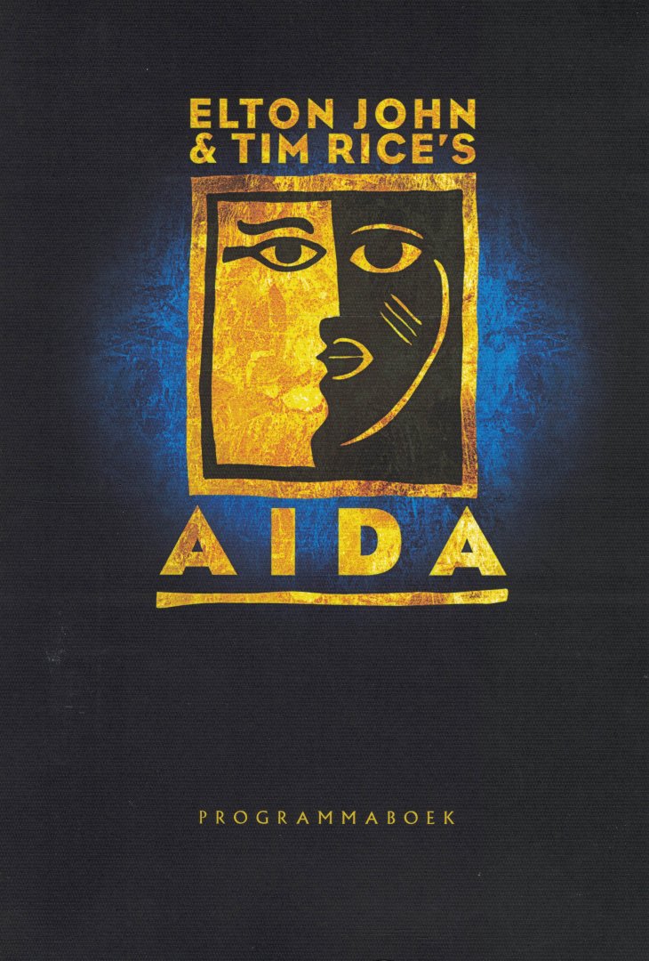 Elton John & Tim Rice - Aida programmaboek