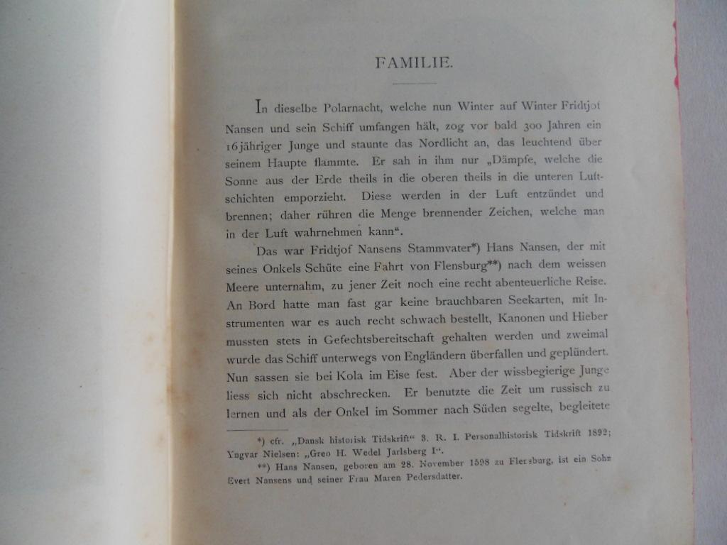 Brögger, W.C.; Rolfsen, N. - Fridtjof Nansen. 1861 - 1896. - Mit Originalzeichnungen und Lithografischen Aufnamen in Grönland. [ Met drie originele lithografische kaarten - fraai ].