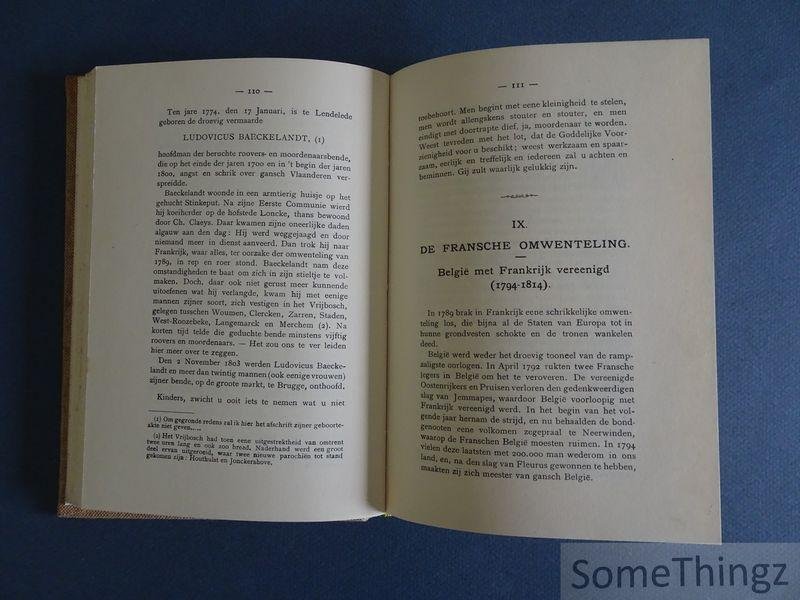 Meersseman, P.A. - Geschiedenis van Lendelede sedert aloude tijden tot 1902.
