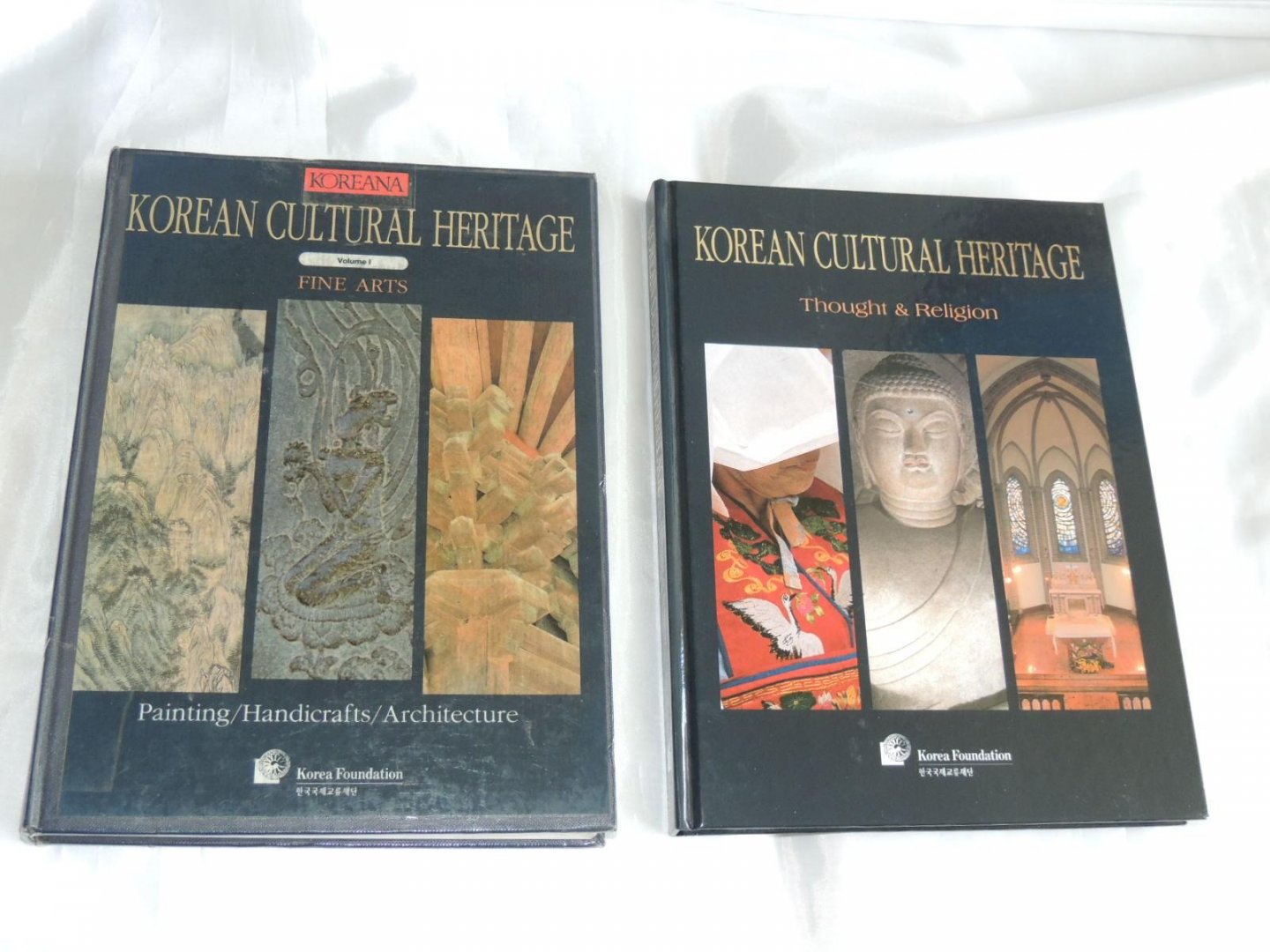 Pickering julie. korea foundation - Korean Cultural Heritage -Fine Arts - Thought & religion - Part 1 -2 complete set /volume I - II