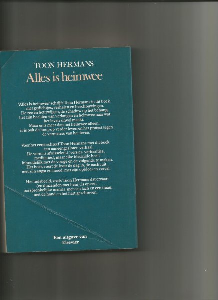 Hermans, Toon - Alles is heimwee
