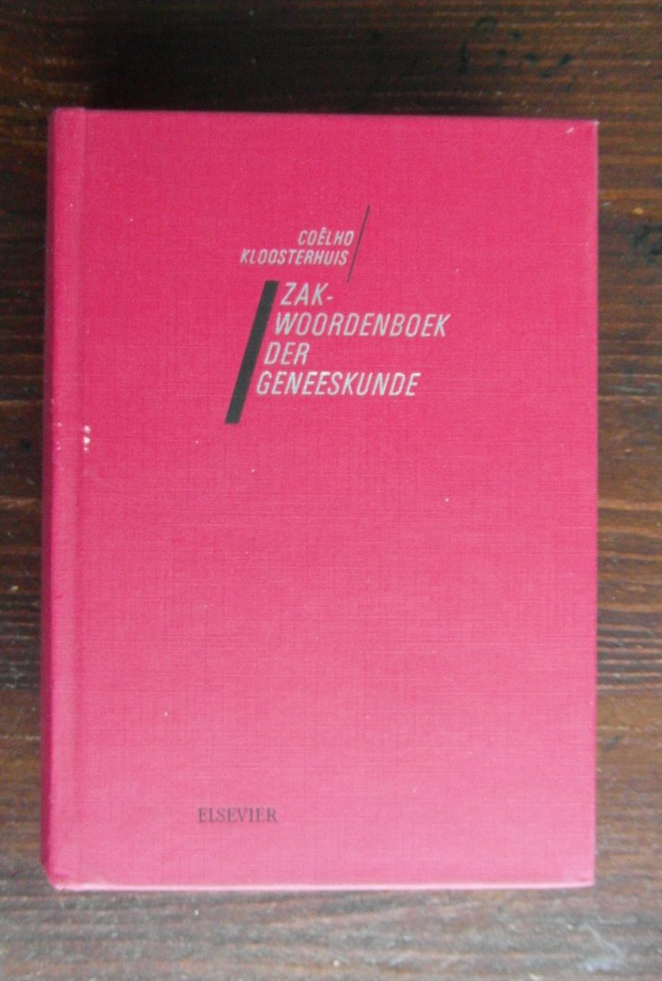 Coelho - Zakwoordenboek der geneeskunde / druk 22