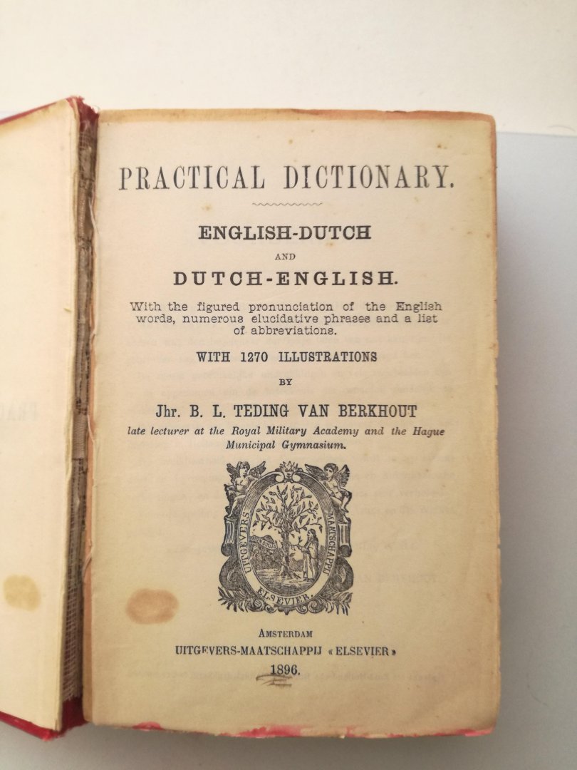 Jhr. D. L. Teding van Berkhout - Practical Dictionary English - Dutch / Dutch - English