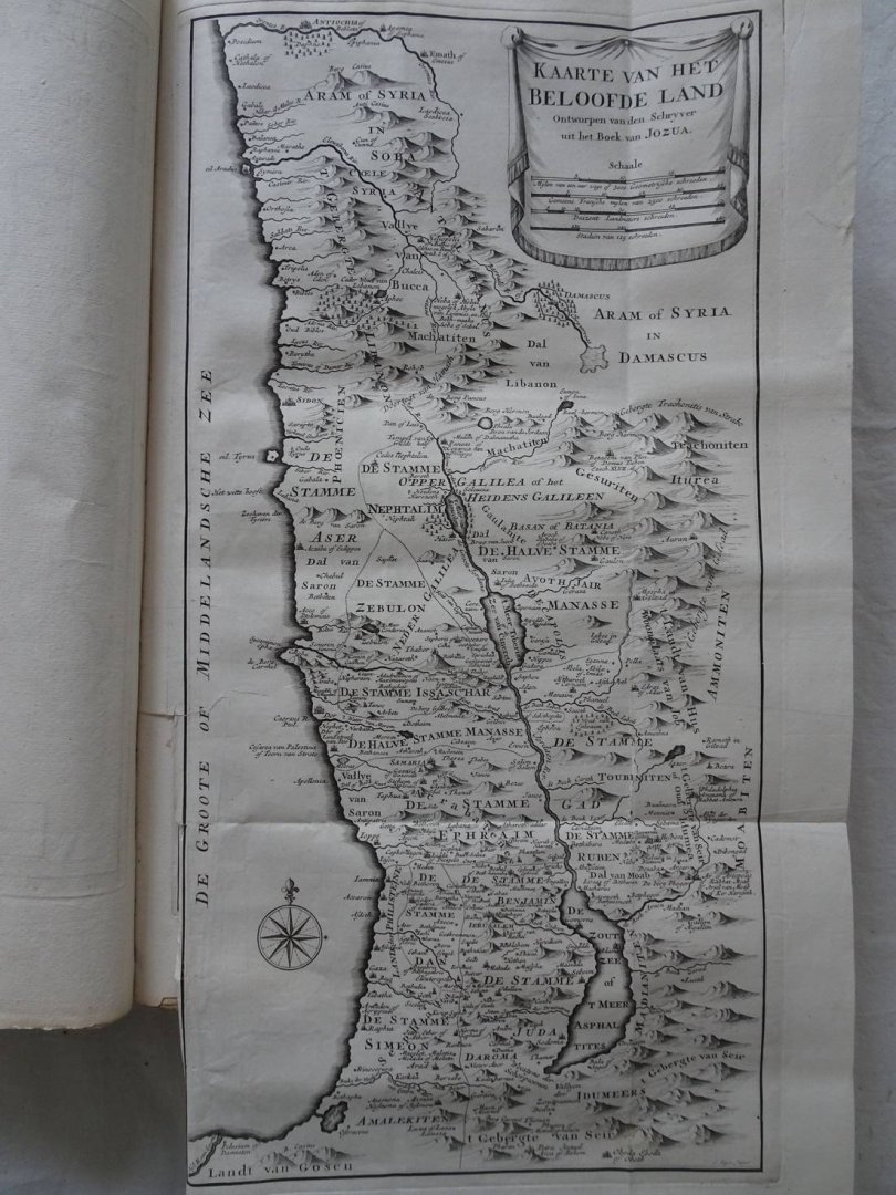 Calmet, Augustinus / Mattheus Gargon. - Het Algemeen Groot Historisch, Oordeelkundig, Chronologisch, Geografisch, en Letterlyk Naam- en Woord-Boek, van den Gantschen H. Bybel. Versierd met noodige Landkaarten en koopere Plaaten, dienende tot de Gedenk-Stukken der Jooden en andere ou...