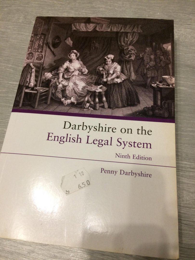 Darbyshire, Penny - Darbyshire on the English Legal