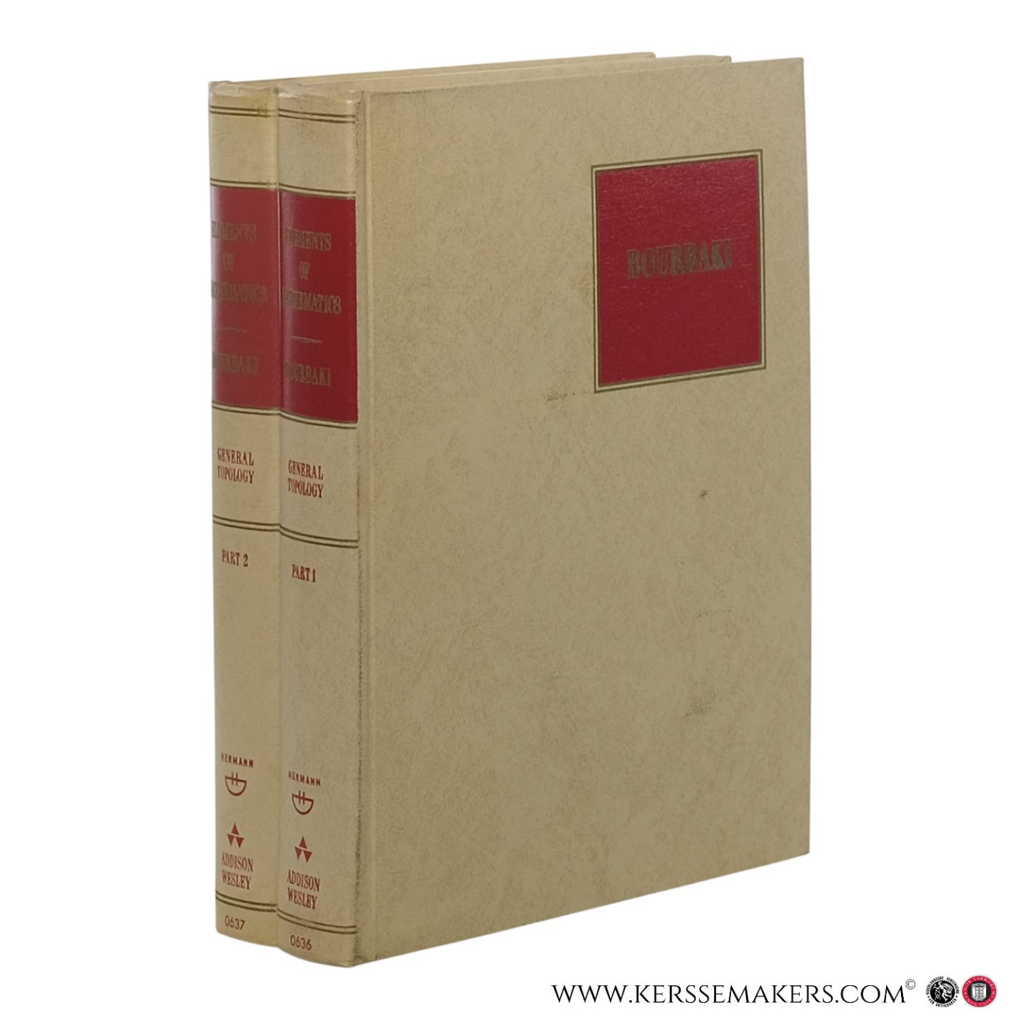 Bourbaki, Nicolas. - Elements of Mathematics. General Topology. Part 1–2. [2 volumes].