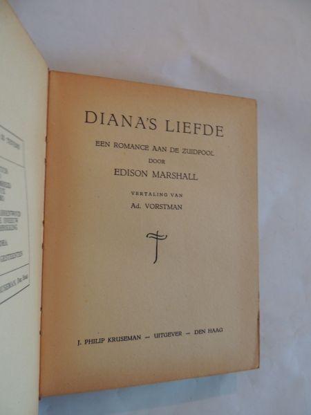 Marshall Edison - Diana's liefde - een romance aan de zuidpool