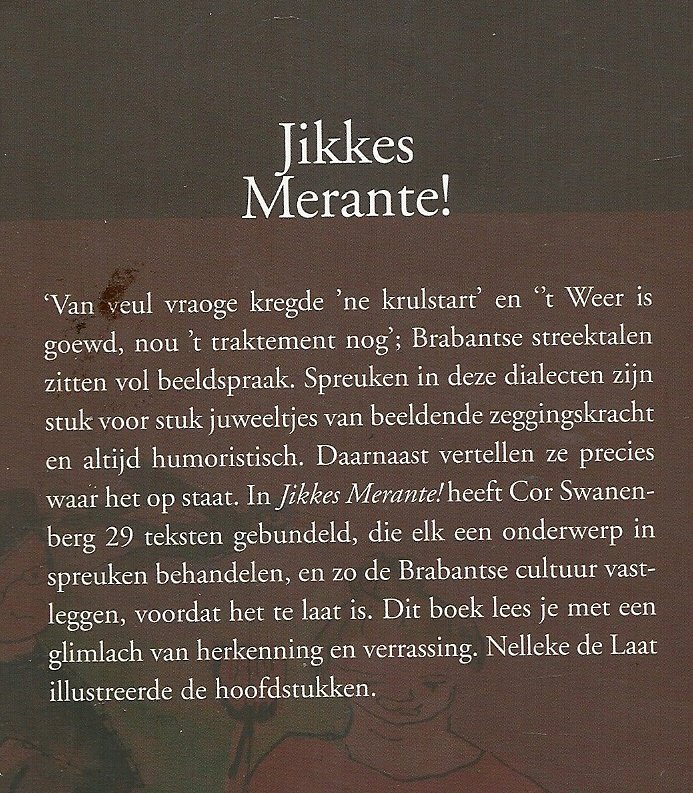 Cor Swanenberg - Jikkes, Merante! - Sprokkelen in Noord-Brabantse spreuken