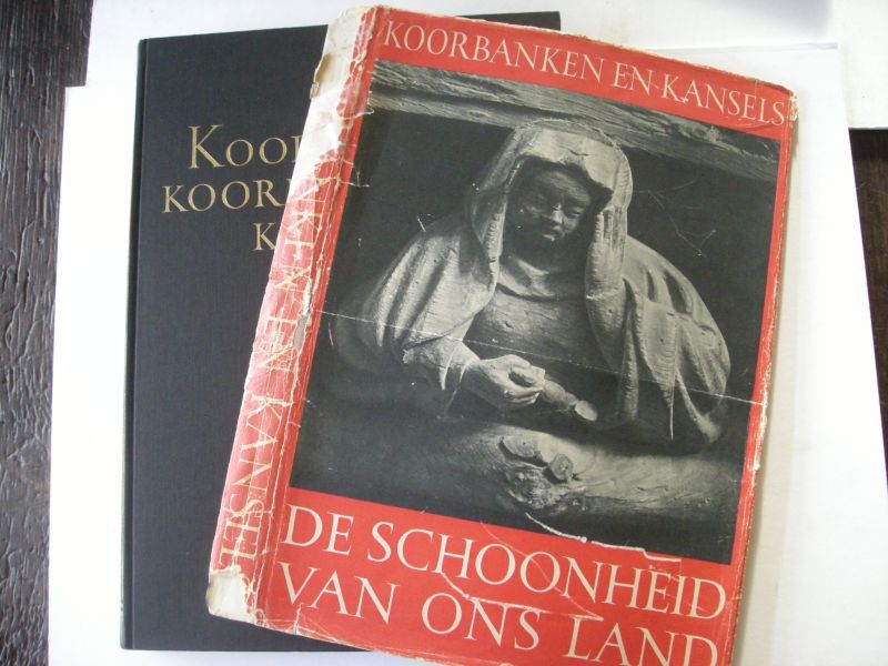 Witsen Elias, Jhr Dr.J.S. / Sibbelee,H. fotogr. - Koorbanken, Koorhekken en Kansels -  Beeldhouwkunst. De schoonheid van ons land deel 12