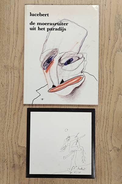 LUCEBERT. - De moerasruiter uit het paradijs. Gedichten 1981 - 1982. Met garmmofoonplaat