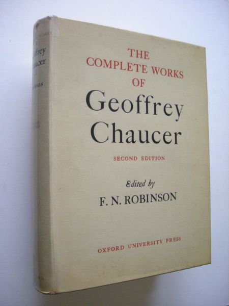 Robinson. F.N.  ed. - The Complete Works of Geoffrey Chaucer.