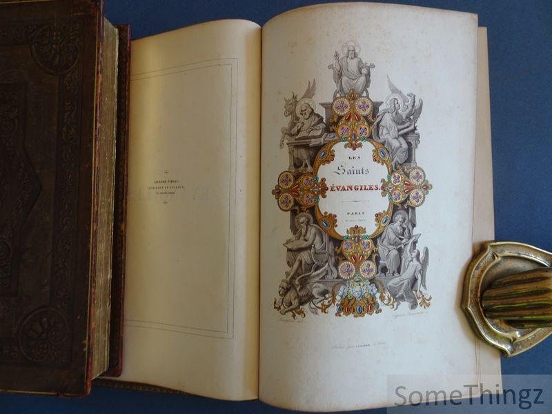L'Abbé Dassance (trad.) / Tony Johannot, Cavelier, Gérard-Séguin et Brevière (ills.) - Les Saints Évangiles traduits de la Vulgate par M. l'Abbé Dassance. Tome I et II.