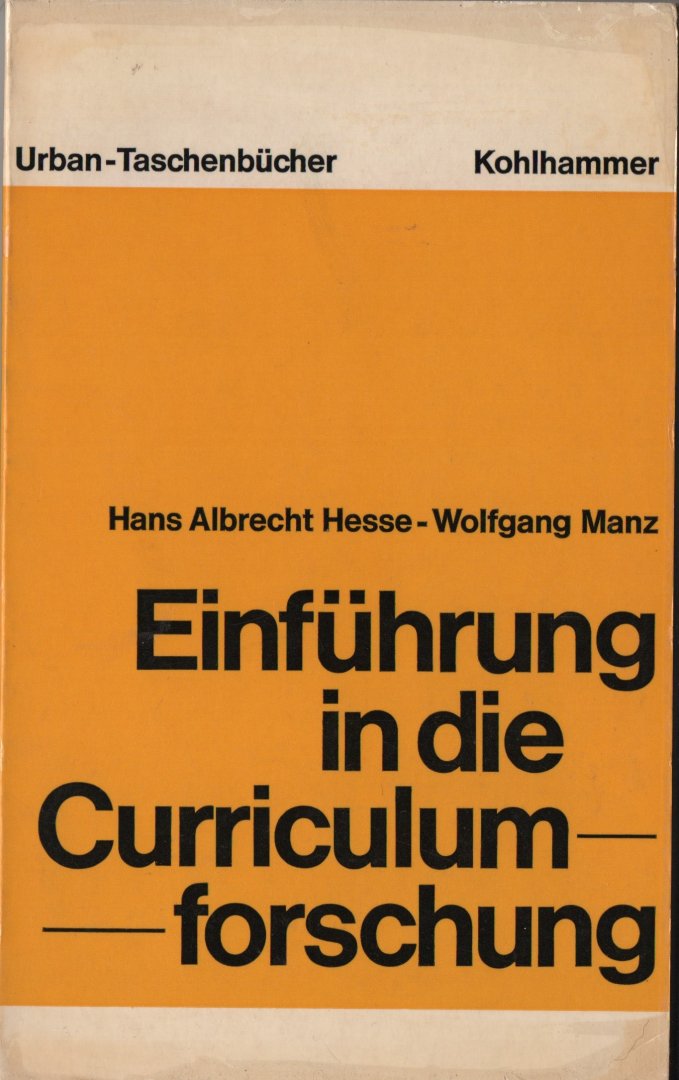 Guggenberger, Bernd - Einführung in die Curriculumforschung, 1972 (2e Auflage)
