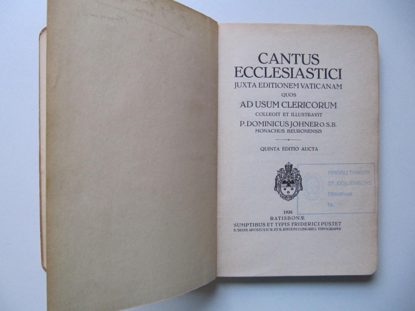P. Dominicus Johner - Cantus Ecclesiastici