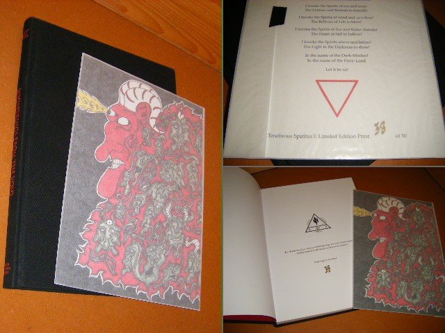 LARABEE, Patrick John. - WHISPERINGS FROM THE VOID: THE AMARANTHINE ARCANUM OF HOLY IMAGE AND REVEALED EXEGESIS. LIMITED EDITION (38/500) Including a Han