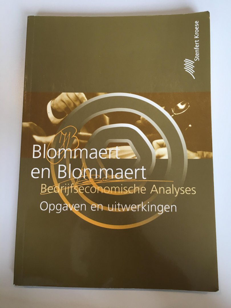 Kroese, Stenfert - Blommaert en Blommaert