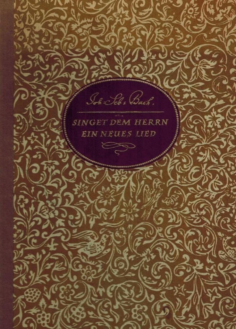 BACH, Johann Sebastian - Singet dem Herrn ein neues Lied [BWV 225] -Motette fur zwei Chore