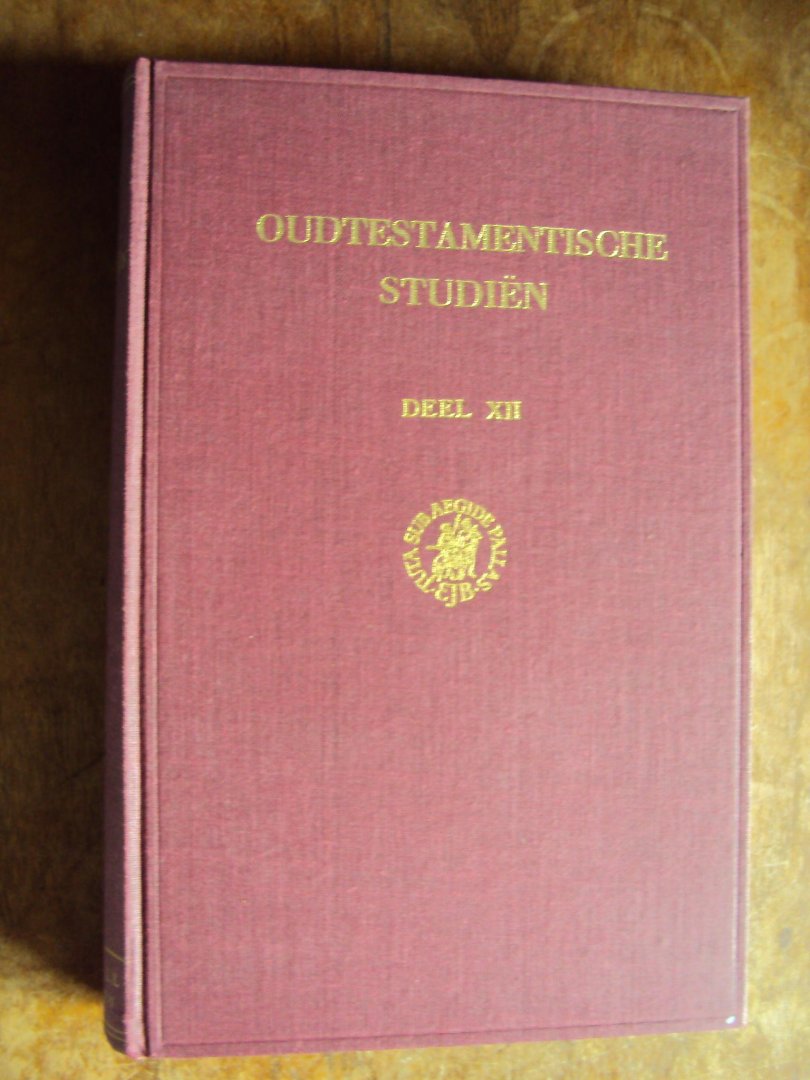 Gemser, B. e.a. - Studies on the Book of Genesis (Oudtestamentische Studiën, deel XII)