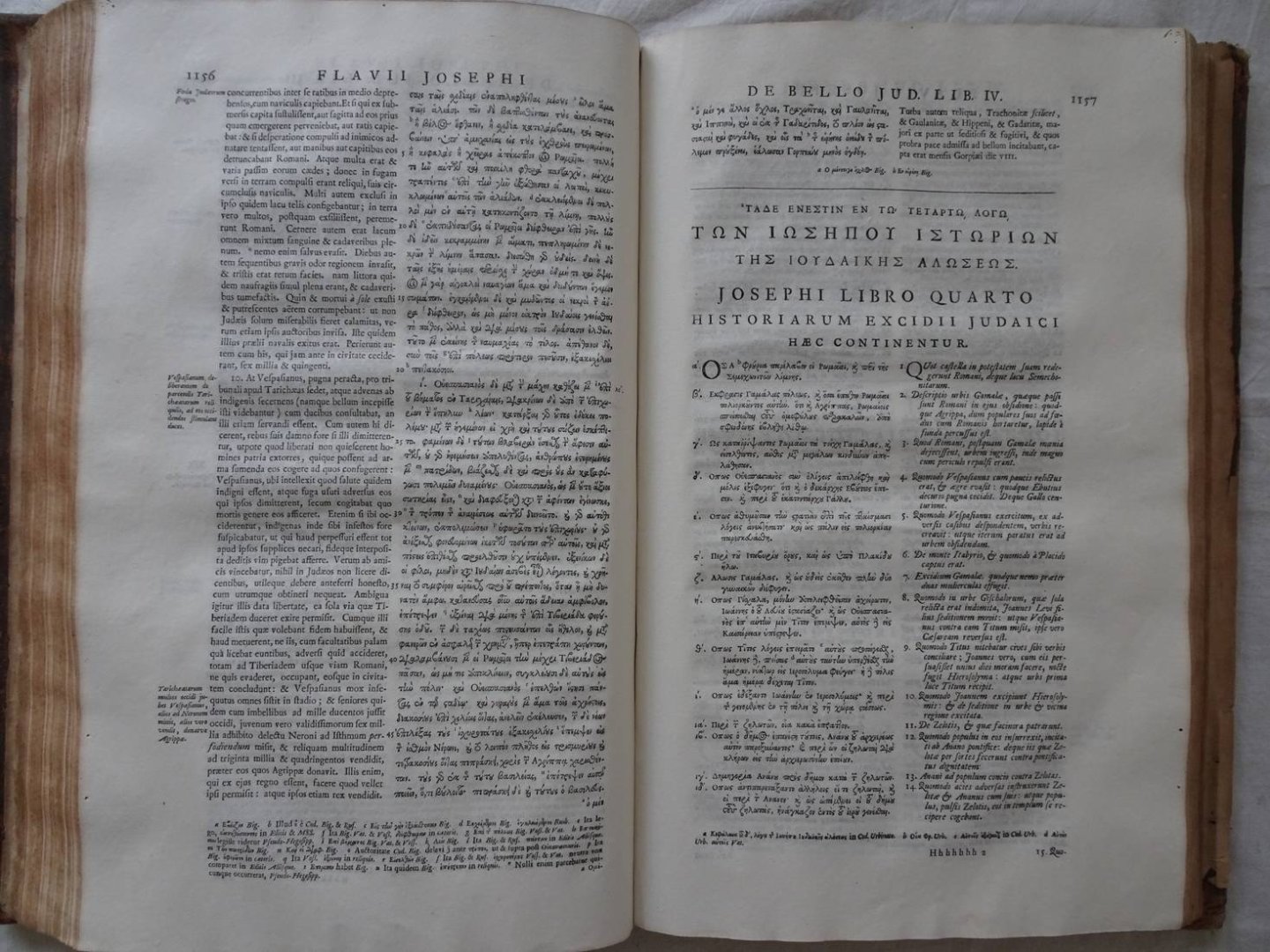 Flavii Josephi (Flavius Josephus) /  Joannes Hudsonus (John Hudson) (Editor and Preface ). - Phlabiou ......pou ta euriskomena. Flavii Josephi Opera omnia, quae reperiri potuerunt. Ad Codices fere omnes cum impressos tum Manuscriptos diligenter recensuit, nova Versione donavit, & Notis illustravit Joannes Hudsonus, S. T. P. Aulae B. M...