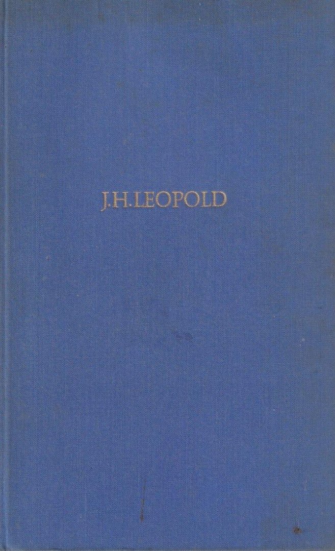 Leopold, Jan H. - Verzen, fragmenten