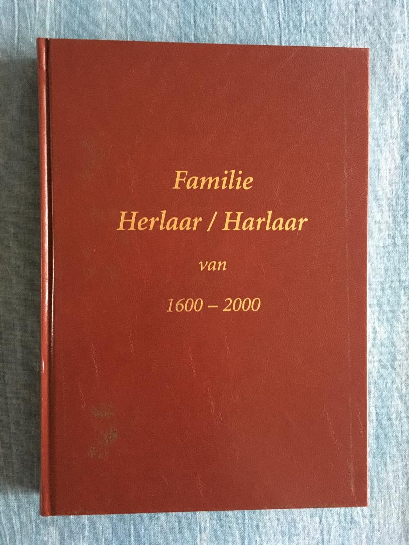 Feitsma, Piet - Familie Herlaar / Harlaar van 1600 - 2000