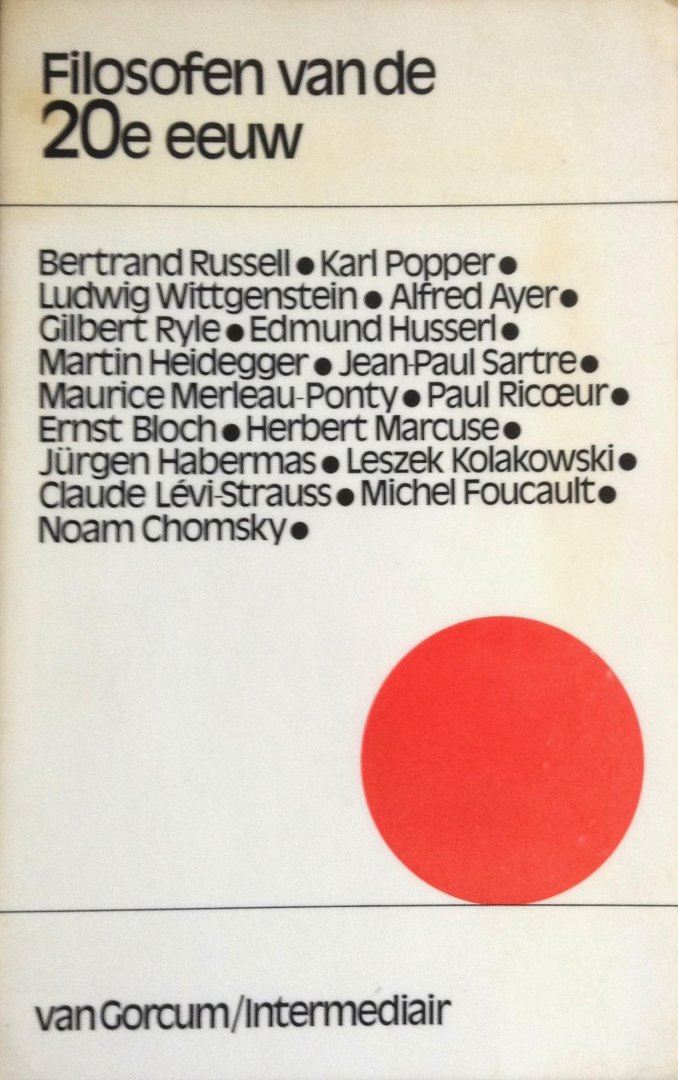 Bertels, C.P. / Petersma, E. - Filosofen van de 20e eeuw