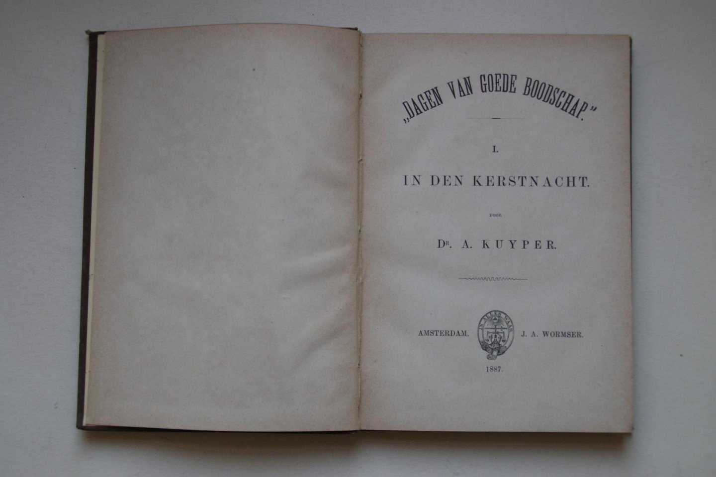 A. Kuyper - 2 boeken : In Den Kerstnacht   &   Oud en Nieuwjaar