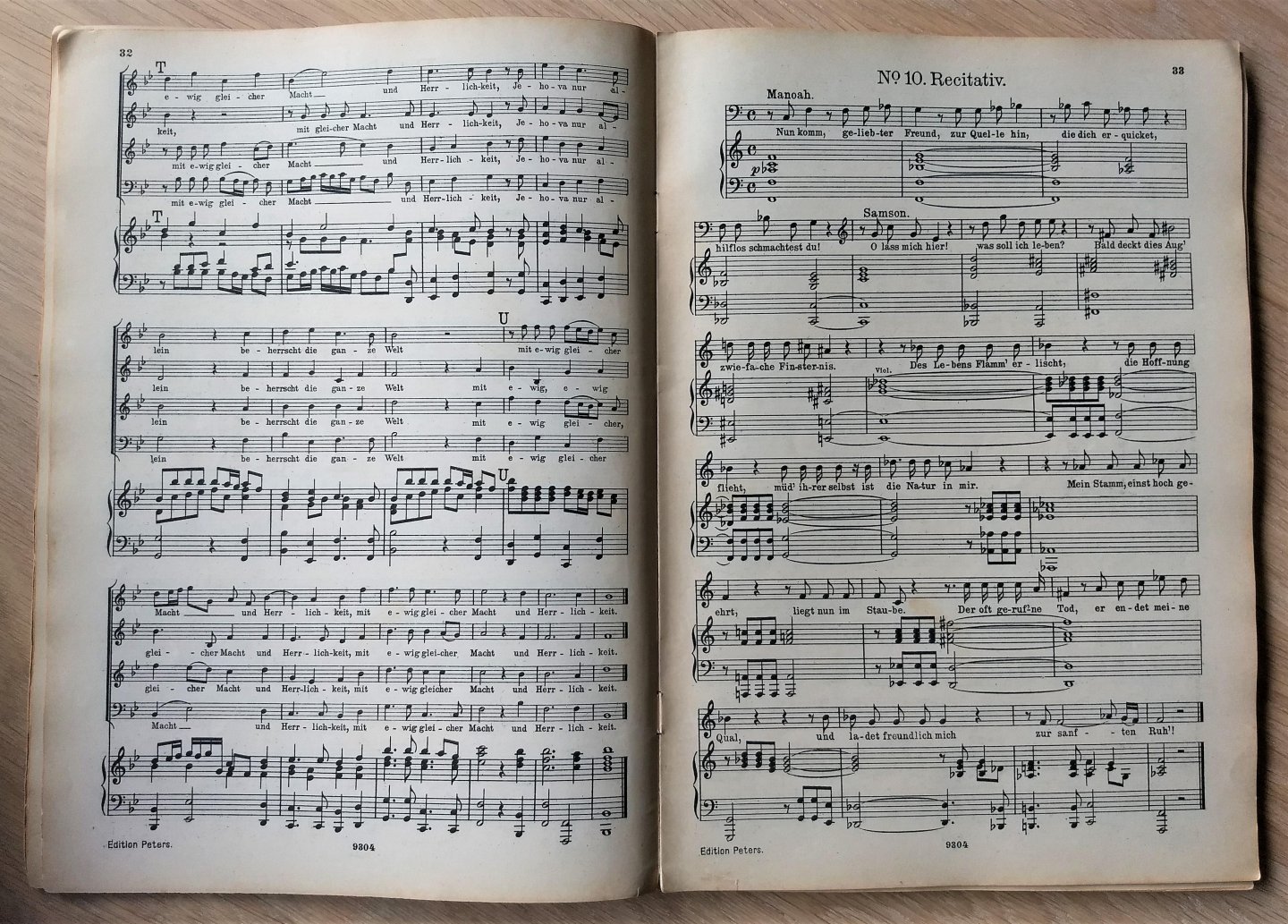 Händel, G..F. - SAMSON - ORATORIUM IN 3 TEILEN VON G.F. HÄNDEL - Klavierauszug
