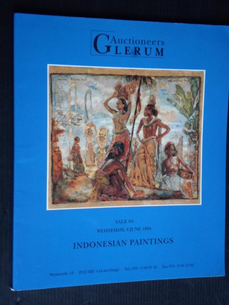 Catalogus Glerum - Indonesian Paintings